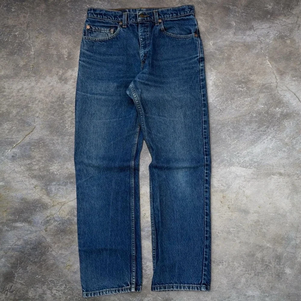 Vintage Levis 505 Jeans Men's Size 30x30 Classic Blue Denim 1998 Pants 90s VTG